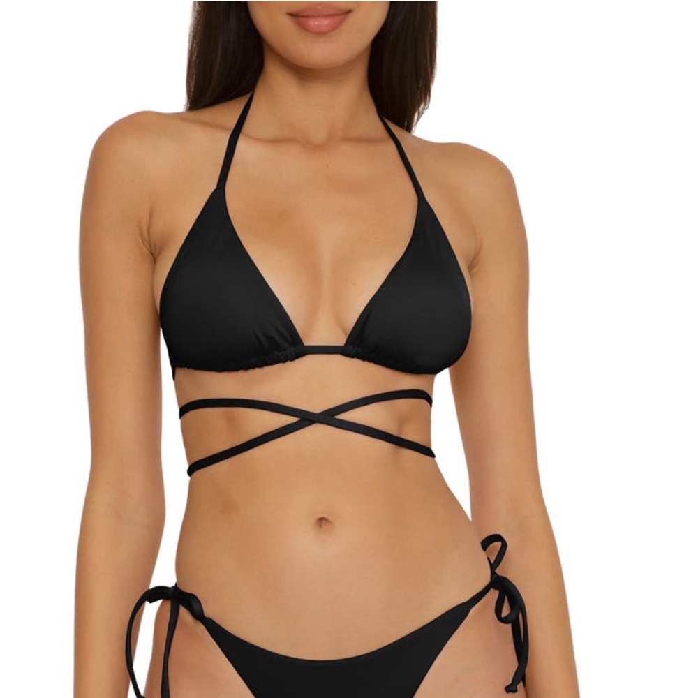 NWT Becca Color Code Wraparound Triangle Bikini Top
